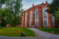 Sunset view of University of Tartu Museum in Estonia Royalty Free Stock Photo