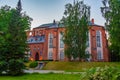 Sunset view of University of Tartu Museum in Estonia Royalty Free Stock Photo