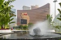 Sunset view of the Wynn Macau