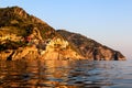 Sunset in the Village of Manarola