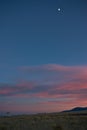 Sunset at VLA New Mexico Royalty Free Stock Photo