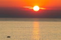 Sunset in Vrsar Croatia Royalty Free Stock Photo