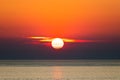 Sunset in Vrsar Croatia Royalty Free Stock Photo