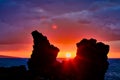 Sunset at Wailea Beach Royalty Free Stock Photo