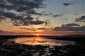 Sunset from Walney Island Cumbria UK.