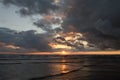 Sunset from Walney Island Cumbria UK.