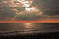 Sunset from Walney Island Cumbria UK.