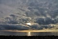 Sunset from Walney Island Cumbria UK.