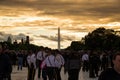 Sunset at the Washington Monument