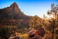 Sunset on the Watchman, Zion National Park, Utah Royalty Free Stock Photo