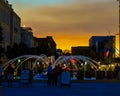 Sunset at Waterfront Park.