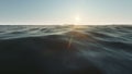 Sunset wave ocean Natural beauty super slow motion 1000fps