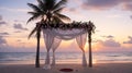 Sunset Wedding Background Royalty Free Stock Photo