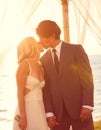 Sunset Wedding Royalty Free Stock Photo