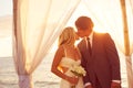 Sunset Wedding Royalty Free Stock Photo