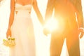 Sunset Wedding Royalty Free Stock Photo