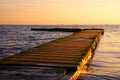 Sunset at West Kirby