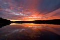 Sunset West Lake Royalty Free Stock Photo