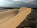 Sunset in the white dunes