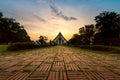 Sunset at Wiharn Phra Mongkol Bophit, Ayutthaya, Thailand