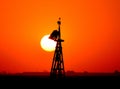 Sunset & Windmill