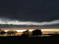 Sunset in Winter at Russian Fort Elizabeth on Kauai Island, Hawaii.