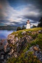 Sunset, Woody Point, Gros Morne National Park, Newfoundland & L Royalty Free Stock Photo
