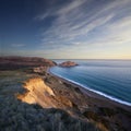 Sunset at Worbarrow Bay on Dorset's Jurassic Coast