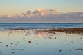 Sunset at Worthing Beach Royalty Free Stock Photo