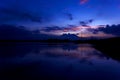 Sunset at yamuna river