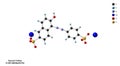 Sunset Yellow C16H10N2Na2O7S2 Food Color Molecular Structure