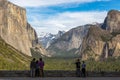 Sunset at Yosemite Valley in California, USA