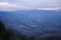 Sunset at Yuanyang Rice Terraces - Unesco World Heritage Site Royalty Free Stock Photo