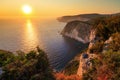 Sunset Zakynthos Royalty Free Stock Photo