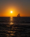 Sunsets at Mallory Square in Key West Royalty Free Stock Photo