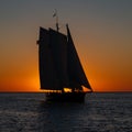 Sunsets at Mallory Square in Key West Royalty Free Stock Photo