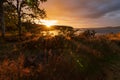 Sunsetting over Salt Spring Island