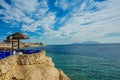 Sunshade beach red sea