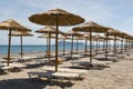 Sunshades on the Beach