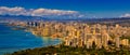 Honolulu cityscape Oahu Royalty Free Stock Photo