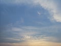 Sunshine Golden light blue sky cloudy environment natural background