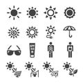 sunshine icon set