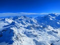 Sunshine over the Swiss Alps Royalty Free Stock Photo