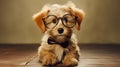 Sunshine Paws: A Playful Puppy Embracing Summer Vibes in Stylish Sunglasses