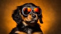 Sunshine Paws: A Stylish Puppy Embracing the Sun with Sunglasses