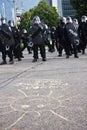 Sunshine for Peace G8/G20 Summit Protests Royalty Free Stock Photo