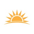 Sunshine Powerful Logo Illustration