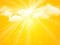 Sunshine sky abstract summer background Royalty Free Stock Photo