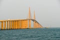 Sunshine Skyway Bridge - Tampa Bay, Florida Royalty Free Stock Photo