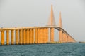 Sunshine Skyway Bridge - Tampa Bay, Florida Royalty Free Stock Photo